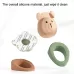Cartoon Silicone Door Stopper Anti-Collision Door Blocker Coffee