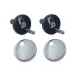 1 Pair 3903 Zinc Alloy Toilet Seat Hinge Installation Nut Quick Release Installation Screw Toilet Cover Accessories
