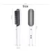 K-SKIN KD380 Hair Straightener Electric Straight Hair Curler Comb Brush PTC Heating Ceramic Straight Hair Brush UK Plug White