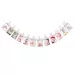 1St Baby 12 Months Birthday Pull Flag Photo Wall Slogan Banner Month Photo Clip Flower Pink number