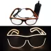 New Style LED Multi-color Fluorescent Glow Glasses EL Flashing Glasses