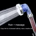 2cm Large 3 Settings Adjustable PC Negative Ions Shower Head Transparent