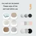 Silent Anti-Collision Silicone Pad For Door Handle 45mm Square Gray