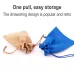 50 PCS Multi size Linen Jute Drawstring Gift Bags Sacks Wedding Birthday Party Favors Drawstring Gift Bags Coffee