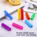 8 PCS Reusable Silicone Tips Stainless Steel Drinking Straws and 2 PCS Cleaner Brushes Set Kit with Cashmere Bag