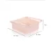 TM15010 Refrigerator Pull-Free Storage Box Drawer Egg Storage Freezer Box Pink
