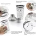 450ml Stainless Steel Glass Cocktail Shaker Tools Milk Tea Cup with Scale