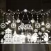 Christmas Decoration Window Stickers Wall Stickers Shopping Mall Supermarket Window Decoration White A58