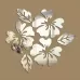 2 Sets Flower Pattern Wall Sticker Home Decor 3D Wall Decal Art DIY Mirror Wall Stickers Living Room Decoration