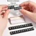 Metal Digital Grain Price Display Micro Standing Plate Single Layer Black