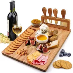 Bamboo Cheese Board Charcuterie Board