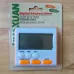 Kitchen Timer 24 Hours Digital Alarm Clock LCD Screen Magnetic Backing for Cooking Baking Black