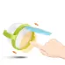 Baby Products Anti-sprinkling Design Baby Double Handle Biscuit Small Bowl Snack Cup Yellow