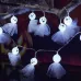 LED Halloween Decoration Luminous Cloth Ghost Ornament String Light 6m 40 Lights