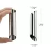 20 PCS Oblique Double-Head Stainless Steel Large Spiral Tube Non-Stick Croissant Mold Croissant Tool