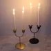 Small U Black U-shaped Iron Candle Holder Home Dinner Romantic Candle Holder Ornament
