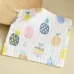 5 PCS Six-Layer Gauze Cotton Baby Square Handkerchief Saliva Towel Styles Random Delivery