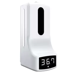 K9 Handsfree Non-contact Body Light-sensitive Distance Sensor Thermometer and 1000ml Automatic Non-contact Liquid Soap Dispenser