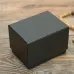Litchi Texture Watch Box Jewelry Gift Box Earring Necklace Jewelry Watch Packaging Box Black