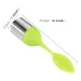 Food Grade Leaf Silicone Make Tea Bag Stainless Steel Tea Strainers Random Color Delivery