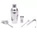 550ml 5 in 1 Classic Stainless Steel Shaker Set Shaker/Jigger/Strainer/Ice Clip/Stirrer Pipe