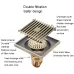 K7006QH Gray Dual Use/Straight Row Full Copper Odor Proof Floor Drain