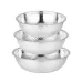 3 PCS / Set SiGang Stainless Steel Rice Washing and Vegetable Draining Basin
