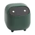 Desktop Trash Can Mini Dual-layer Push Trash Bin Green