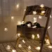 3m 20 LEDs USB Home New Year Christmas Decoration Snowflake Garland Light Warm White