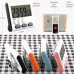 Kitchen Timer 24 Hours Digital Alarm Clock LCD Screen Magnetic Backing for Cooking Baking Black