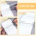 2 Sets Four Claw Hook Set Curtain Replacement Hook Silver