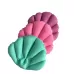 Shell Shaped Soft Bathroom Pillow Home Comfortable Spa Inflatable Bathtub Cushion Random Color Delivery