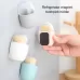 Household Living Room Egg Shape Magnetic Suction Toothpick Box Refrigerator Magnetite Toothpick Holder Random Color Delivery
