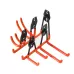 630 Medium Square Garage Hook Warehouse Storage Dip Metal Hook Bright Orange