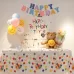2pcs Birthday Party Disposable Tablecloth Decorations Photo Props 137 x 274cm