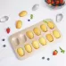 BM1067 Shell Shaped Non-stick Cake Mold Kitchen Biscuit Pan Baking Mold Silver Thicken