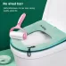 Washable Bathroom Toilet Seat Cover Warmer Soft Cushion Pad Closestool Lid Mat Household Products Green