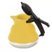 Kitchen Foldable Silicone Water Coffee Teapot Yellow