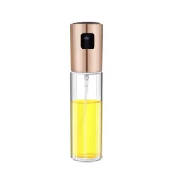 Kitchen Glass Olive Oil Spray Bottle Vinegar Oil Sprayer Seasoning Bottle Rose gold