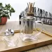 550ml Stainless Steel Clear Heat Resistant Glass Filter Tea Pot
