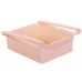TM15010 Refrigerator Pull-Free Storage Box Drawer Egg Storage Freezer Box Pink