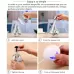 400ML Colorful Light Portable Bulb Shape Aromatherapy Air Purifier Humidifier for Home / Office / Car Gold