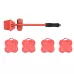 100KG CY-0102 5 in 1 Household Moving Bed Heavy Object Moving Pulley Furniture Shifter Multifunctional Carrier