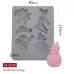 SD-85 Christmas DIY Scented Candle Silicone Mold