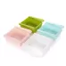 TM15010 Refrigerator Pull-Free Storage Box Drawer Egg Storage Freezer Box Pink