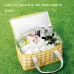JY2209 Camping Moistureproof Portable Picnic Basket Set  Leaves