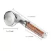 2cm Large 3 Settings Adjustable PC Negative Ions Shower Head Transparent