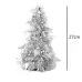 Mini Desktop Christmas Tree Hotel Shopping Mall Christmas Decoration With Small Tree Silver