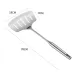 Stainless Steel Fried Fish Spatula Creative Leak Shovel Fried Steak Flat Spatula All Steel Handle