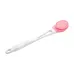 Electric Adjustable Bath SPA Massage Rub Bath Full Automatic Bath Rub Back Rrush Long Handle Bath Brush Pink